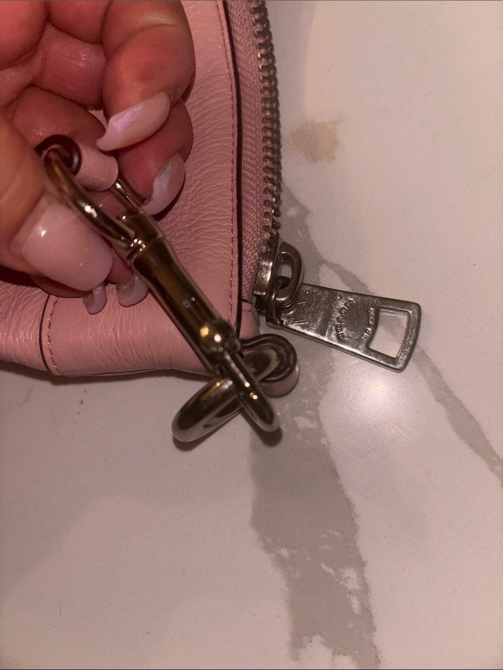 Coach Blush Pink Leather Satchel - Picture 5 of 7